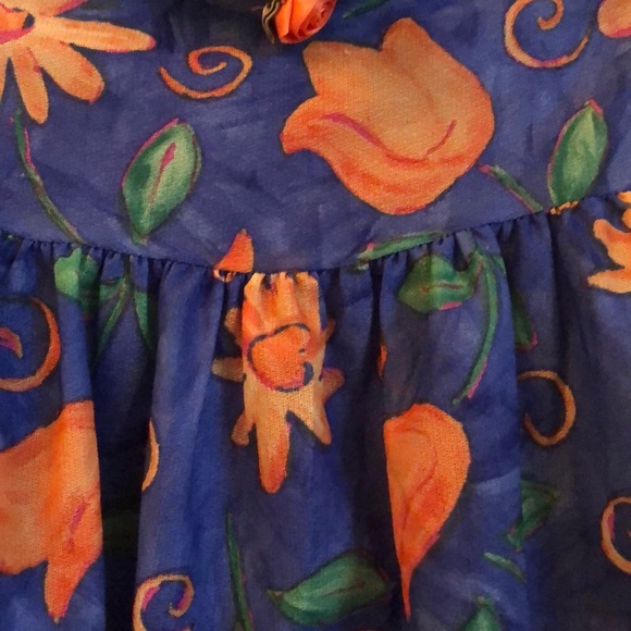 In🔺Design Floral Sheer babydoll with tank top 💜 - Picture 3 of 6